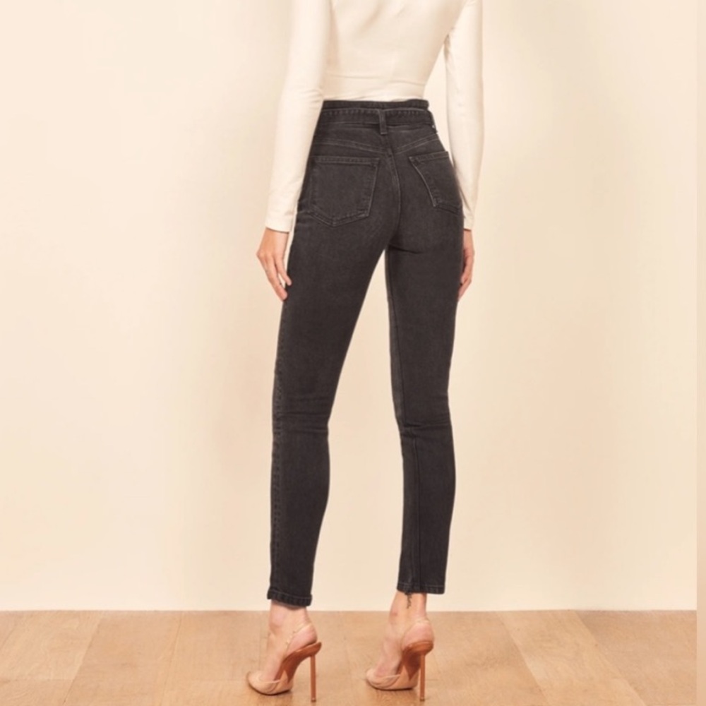 Reformation Kaya Black Skinny Jeans